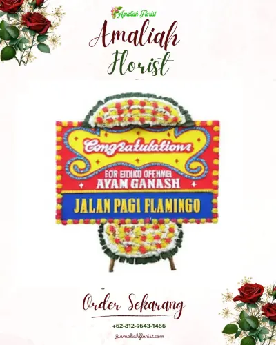 Bunga Papan Congratulation di Gununglangit